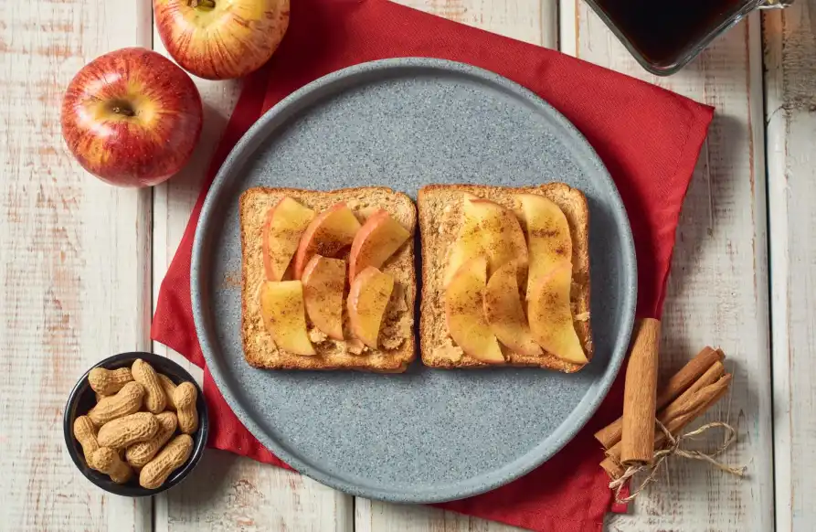 Apple Slices with Almond Butter