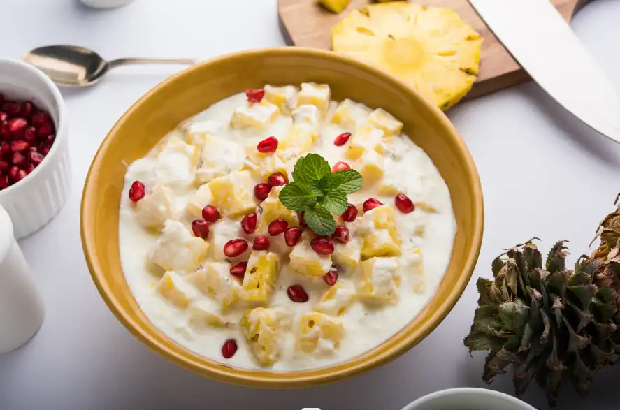Cottage Cheese with Pineapple or Cucumber